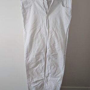 H&M White Slim Fit Jeans